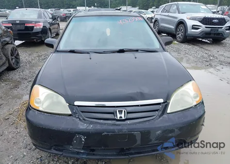 2001 Honda Civic Ex z USA, uszkodzony, nr VIN 2HGES26751H612533
